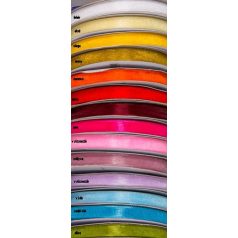 Organza szalag, 10 mm, több színben,  (50 méter/orsó)