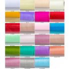 Organza 15 cm széles dekorációs szalagok, többféle színben (10 m/tekercs)