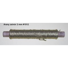   Ezüst zsinór lurex 2,5 mm-es szövött, (1512) ( 100 méteres)