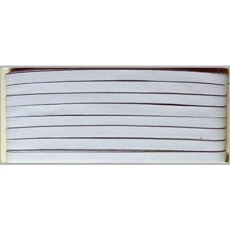 Gumiszalag 10 mm,  csak fehérben 5 méteres Hagyományos 1 cm gumiszalag.  Gatyagumi. Kis kiszerelés. Gumipertl