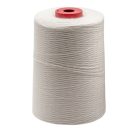 Zsákvarró cérna 20 dkg erős poliészter (PES). Fehér színű cc.1 mm-es cérna. Kézműves kelléknek is.