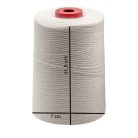 Zsákvarró cérna 20 dkg erős poliészter (PES). Fehér színű cc.1 mm-es cérna. Kézműves kelléknek is.