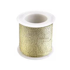   Arany zsinór sodrott 1,5 mm lurexes díszkötöző. 30 méter/orsó. 