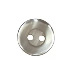   Inggomb világos bézs színű, 2 lyukú, peremes, műanyag, 20-as (12,7 mm) 100 db/cs