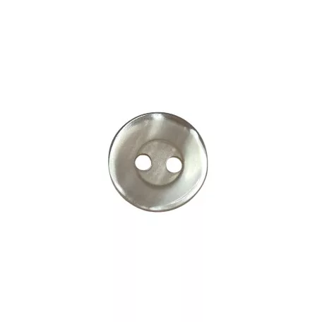 Inggomb világos bézs színű, 2 lyukú, peremes, műanyag, 20-as (12,7 mm) 100 db/cs