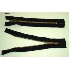 Fémcipzár VT10 zárt réz húzózár 14 cm  ( 10 db)