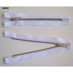 Fémcipzár VT10 zárt réz húzózár 16 cm  ( 10 db/cs)