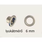 Ringli karika 6 mm réz alapú nikkel és antik színű, ömlesztett,