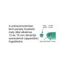 Patentozó nyomó/préselő gép, kézi, karos. Többfunkciós: ringlizés, lyukasztás, szegecselés, többféle patentnyomás.(W1/4") 