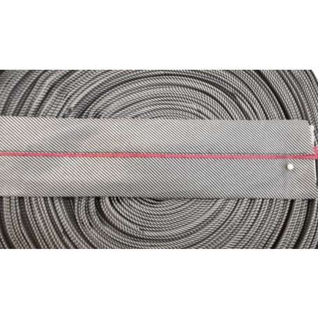 Derékbélelő fekete-fehér csíkos, elegáns, ( 50 méteres)