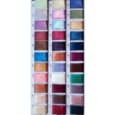 Szatén paszpol díszítő szegőszalag 100 méter/orsó Méret: 11 mm  ebből a "fej rész" 3 mm  