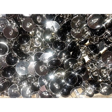 Kardigán gomb 13mm-es, ezüst foglalatban fehér,  ekrü (gyöngyház) és fekete színekben.   10 db -tól