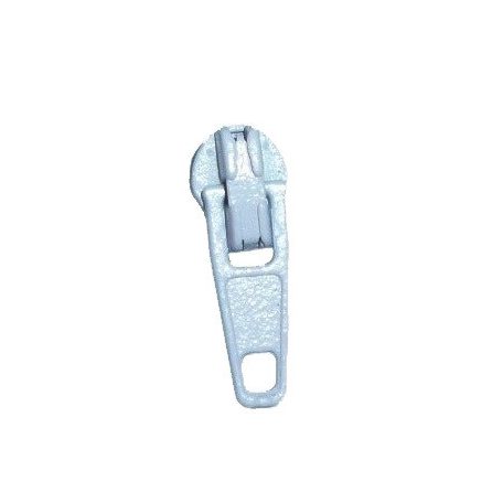 Cipzárkocsi automata, fém,  fehér és fekete  (RT0-ás  3-as spirál cipzárhoz) (100 db/csomag) (S)