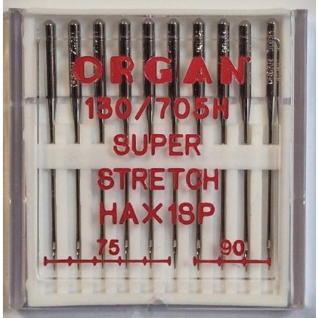 Háztartási varrógéptű Organ 130/705 H. vegyes méretek 75 és 90-es méretek (10 db/levél) 