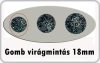 Gomb virág 18 mm antikolt ezüst színű 30 Ft/db Gomb virág 18 mm antikolt ezüst színű 30 Ft/db