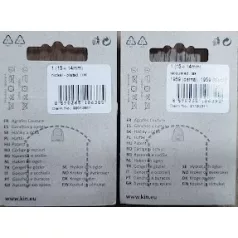    Párizsi kapocs 1 -es méret (15+14 mm) ezüst vagy fekete 10 db/csomag ( kicsi csomag )