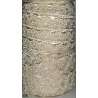 Cakkos szegő szalag 25 mm,  világos krém (01) színben