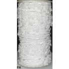 Cakkos szegő szalag 25 mm, fehér (FH) színben 