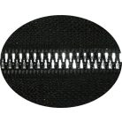 Műanyag cipzár 70 cm  bontható. Fém hatású elegáns műanyag fog ,  arany vagy ezüst foggal.  