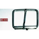 Táskacsat "pörgős" csat, nikkel ezüst színű, bújtató méret: 40 mm,2 db-tól