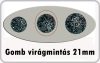 Gomb virág 21 mm antikolt ezüst színű 40 Ft/db Gomb virág 21 mm antikolt ezüst színű 40 Ft/db
