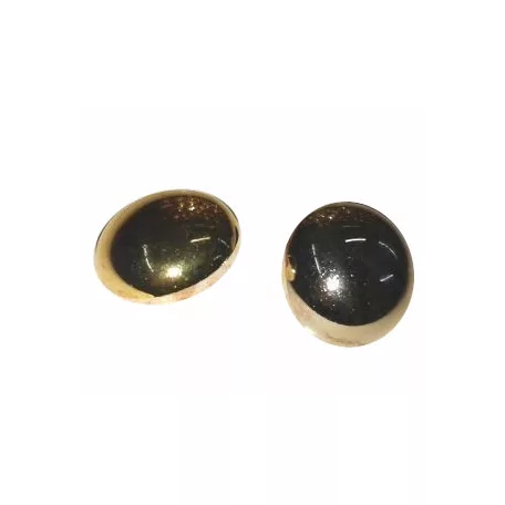 Pitykegomb műanyag 13 mm (20-as méret)  sárga arany, rosegold  vagy ezüst. (25 db /csomag)
