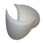 Vállpárna bevont szivacs 1/18  női,  fehér vagy fekete. Női ruházati válltömés 18 mm magasság. 20 db/csomag ( nagy csomag)