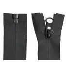 Vízálló cipzár bontható 75 cm, csak fekete színben. Water-Proof zippzar.