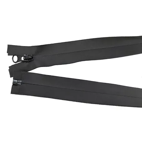 Vízálló cipzár bontható 75 cm, csak fekete színben. Water-Proof zippzar.