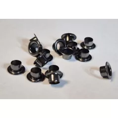   Ringli karika 8 mm lakkozott felületű black nikkel színű. 60 db / csomag