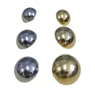 Pitykegomb műanyag 15 mm ( 24-es) sárga arany, rosegold, ezüst színben  (25 db/ csomag)