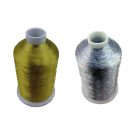 Gépi hímző cérna arany vagy ezüst, varrógéphez is. 5600 Ft/orsó, 120-as vastag