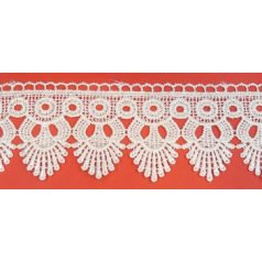   Légcsipke szél bézs színű 45 mm (Kód:129B-169) 9,3 méter