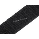 Rugalmas, elasztikus tépőzár csak a bolyhos plüss rész. 20 mm. Fekete.