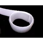 Kétoldalas tépőzár, kötegelő, 20 mm x 5 méter. Fehér színben. (Kis kiszerelés)