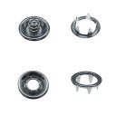 Baby patent 10,5 mm, karika fejjel, géppel beüthető, ezüst színű. (1440 szett/csomag) (Nagy kiszerelés)