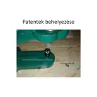 Baby patent 10,5 mm, karika fejjel, géppel beüthető, ezüst színű,  (100 szett/csomag)
