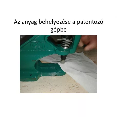 Baby patent 10,5 mm, karika fejjel, géppel beüthető, ezüst színű,  (100 szett/csomag)