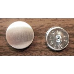  Gombalap 24-es fém alappal, kárpitos gomb (15 mm) ( 100 db/csomag) 