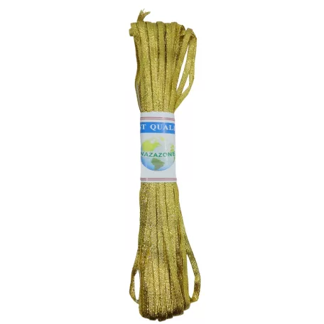 Arany lurex kötözőszalag 5 mm x 20 méter. 70 Ft/m 