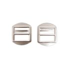 Mellény vagy nadrágcsat bújtató  20 mm fém, ezüst színű. 25 db/cs