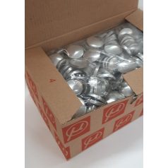   Gombalap 26-os méret fém alappal, kárpitos gomb (16mm)  ( 500 db/doboz) 