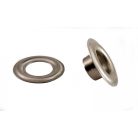 Ringli karika 12 mm, réz alapú, nikkel ezüst színű,  100 pár/csomag (T)