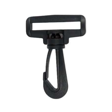 Műanyag karabiner 40 mm bújtatóval. Táskához, övekhez, hevederekhez Kiszerelés: 10 db/csomag