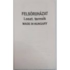 Bevarrható kétoldalas címke 3 választható összetétellel + piktogramokkal+beírható mérettel. 22 mm x 40 mm 100 db