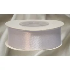   Szatén szalag 20 mm fehér, kétoldalas 10 m/orsó Double Face  Kötöző, díszítő, szegőszalag (CH)