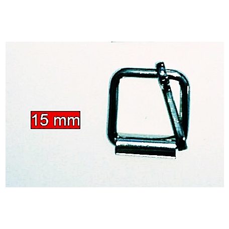 Táskacsat "pörgős" csat, nikkel ezüst színű, bújtató méret: 15 mm, 5 db-tól