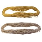 Lurex sodrott 4 mm arany zsinór vagy ezüst zsinór, 50 méteres. Szegő vagy  dekorációs zsinór.