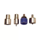 Kesztyűpatent nyomó fej/ aparát, 12,5 mm-es patenthez. 4 részes  szett .