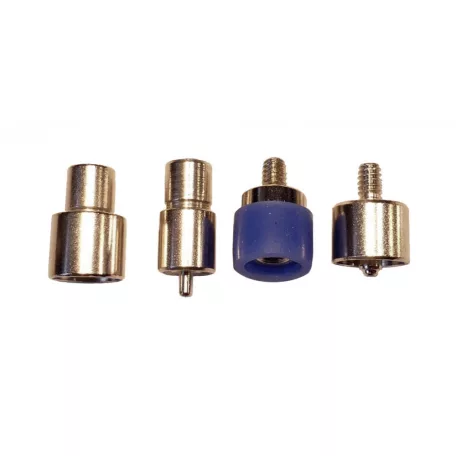 Kesztyűpatent nyomó fej/ aparát, 12,5 mm-es patenthez. 4 részes  szett .